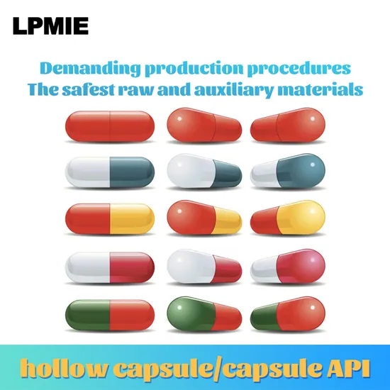Pharmaceutical Packaging HPMC Empty Vegetable Capsule Shell (99.9% Filling Percentage)
