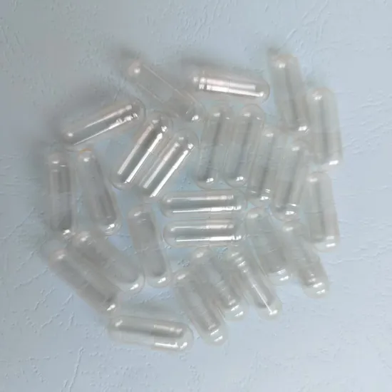 Empty Gelatin Capsule Size 4 Transparent
