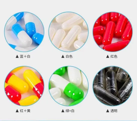 Empty Vegetable 00 0 Capsule Supplement Used for Health Product