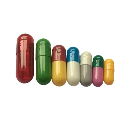 Clear Transparent HPMC Vegetable Empty Capsule Size #0 for Herbal Use