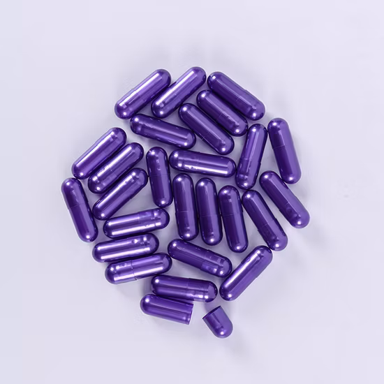 Clear Size 00 0 1 2 HPMC Empty Vegetable Capsules
