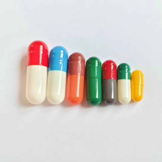 Manufacturer Gelatin Empty Capsule Size 00 0 1 2 3 
