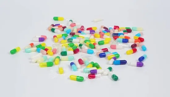 Professional Manufacturer Customized Printed Empty Gelatin Capsules with Different Colors 