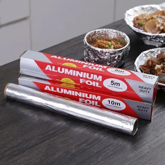 Customized 290mm 300mm 450mm Food Grade Catering Aluminum Foil in Ethiopia 