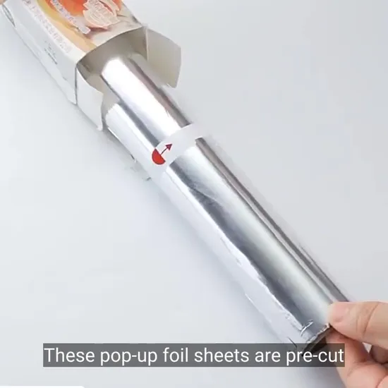 Food Grade Aluminum Foil Paper, Disposable Tin Foil 